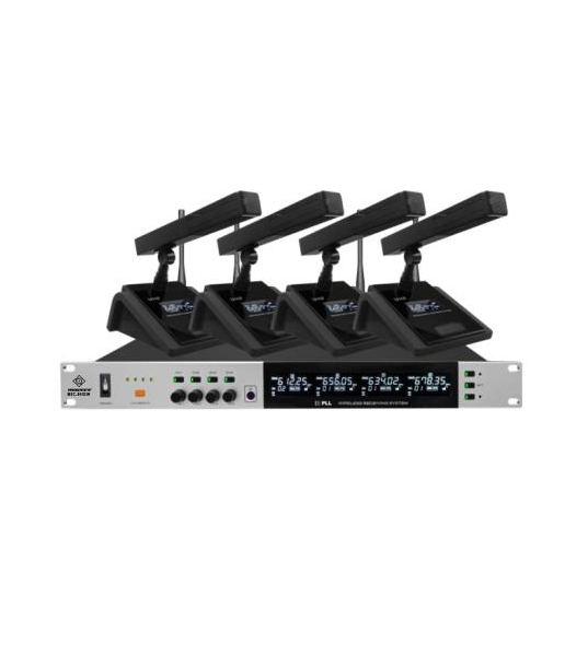 (紅外對頻)無線麥克風一拖四帶智能混音